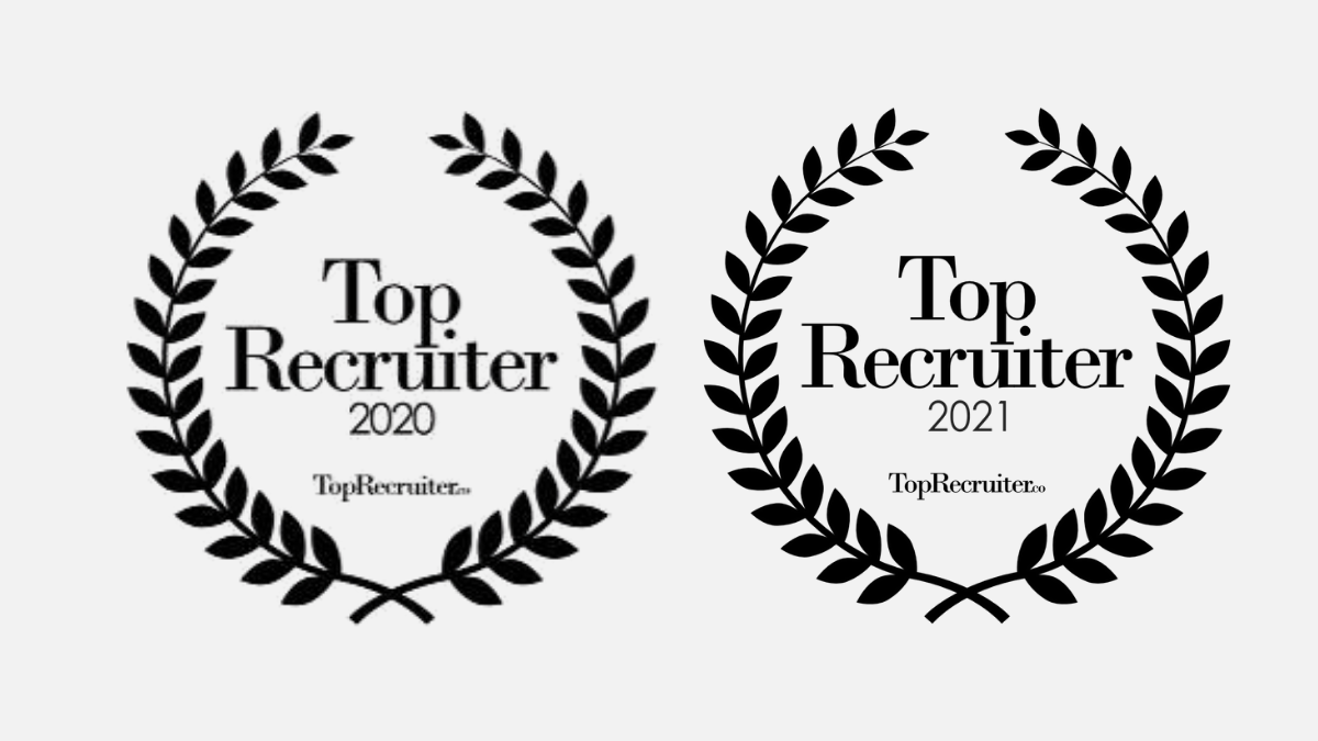 Top Recruiter 2020 & 2021 Award Winner ™️